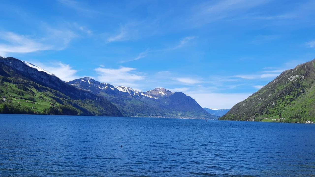 Ferienwohnung Muota Muotathal Bagian luar foto